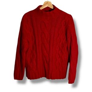 VTG Express Tricot Angora Rabbit/Lambswool Blend Heavyweight Knit Sweater